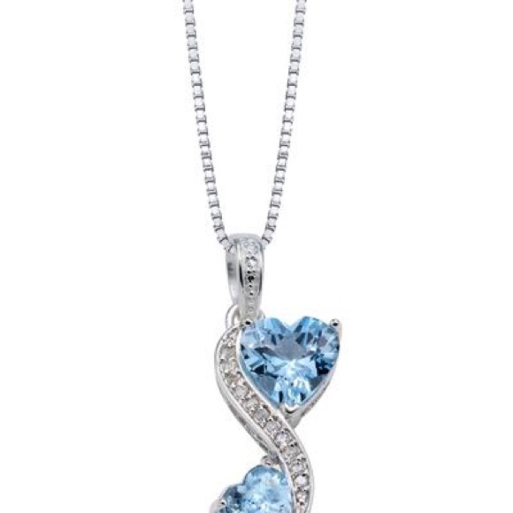 Sapphire necklace sold